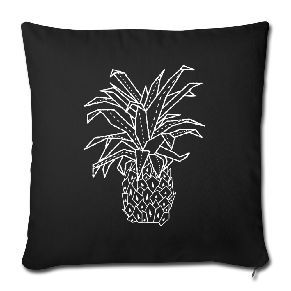 Sofakissenbezug 44 x 44 cm - "Grafische Ananas" - Hinter dem Mond