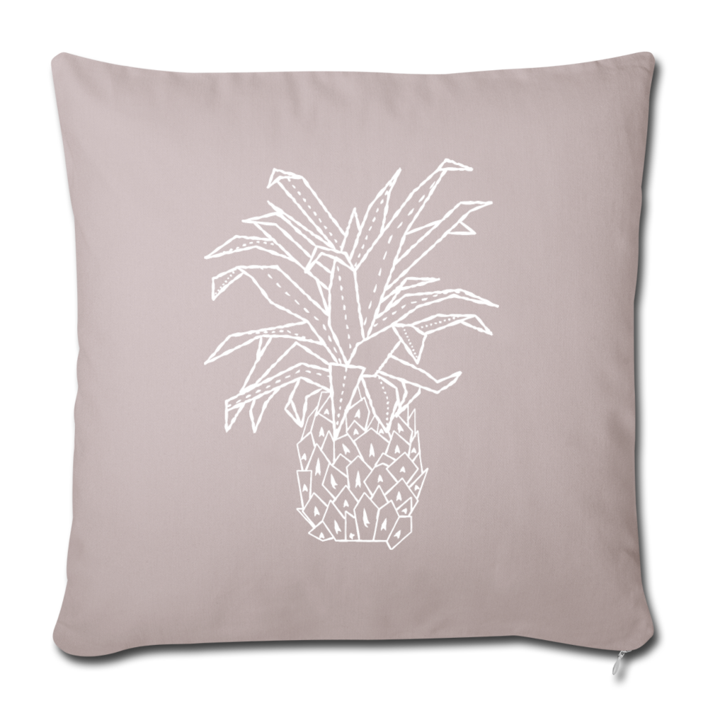 Sofakissenbezug 44 x 44 cm - "Grafische Ananas" - Hinter dem Mond