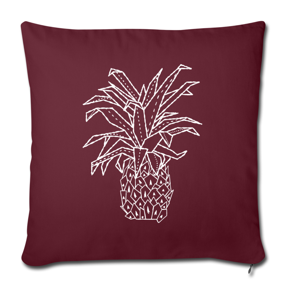 Sofakissenbezug 44 x 44 cm - "Grafische Ananas" - Hinter dem Mond