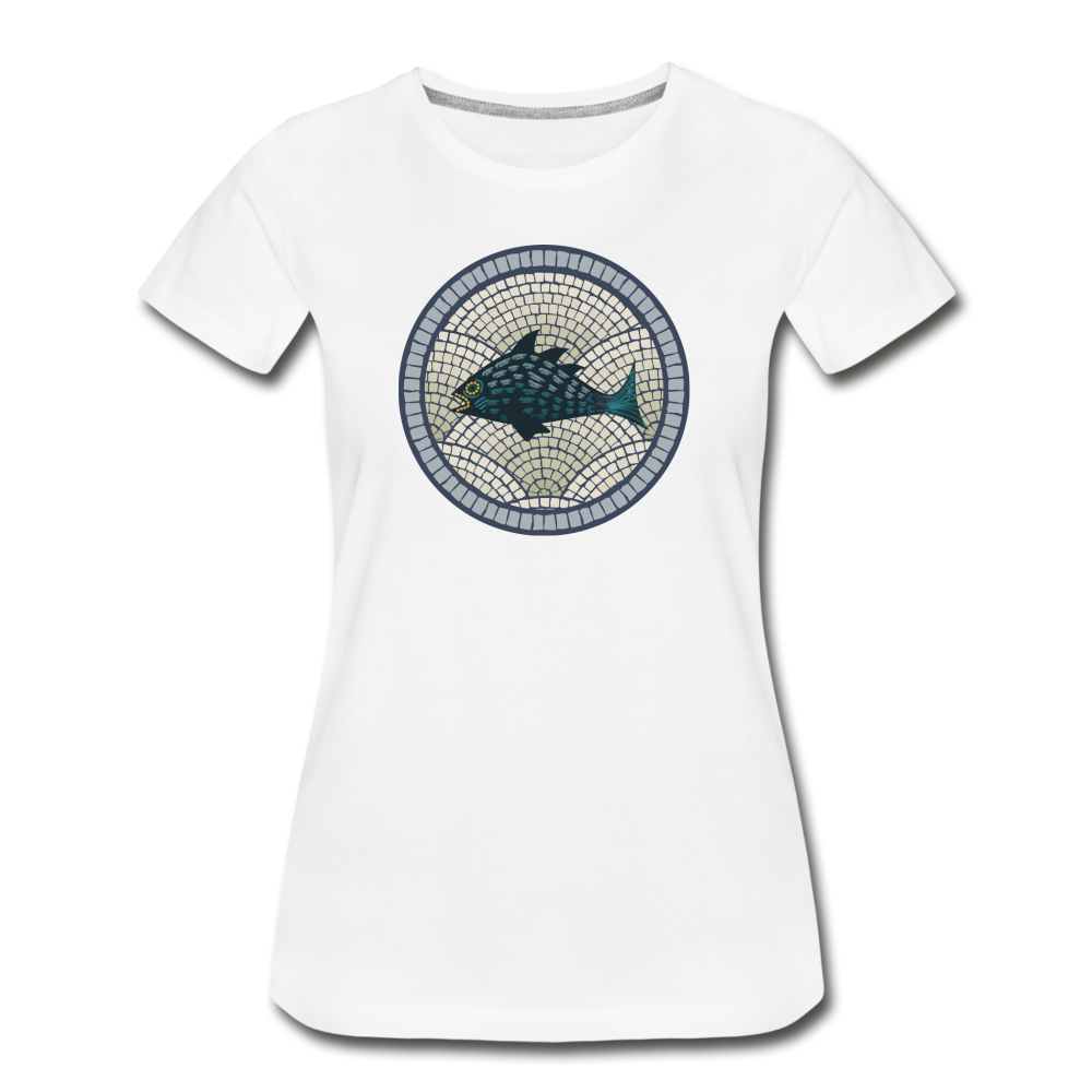 Frauen Premium Bio T-Shirt "Meeresmosaik" - Hinter dem Mond