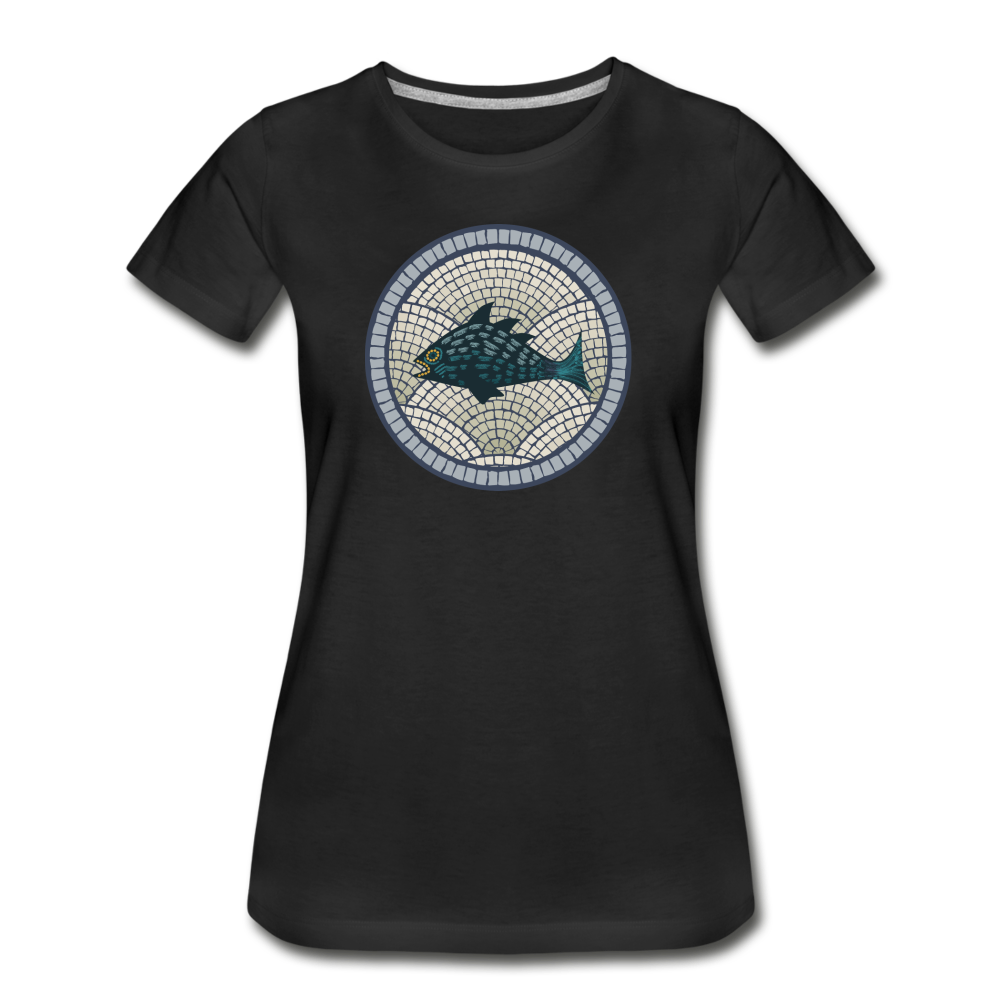 Frauen Premium Bio T-Shirt "Meeresmosaik" - Hinter dem Mond