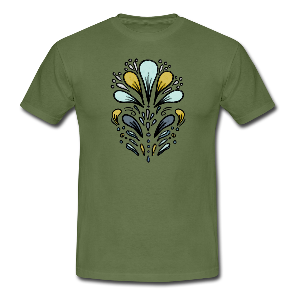 Männer T-Shirt "Retro Splash" - Hinter dem Mond