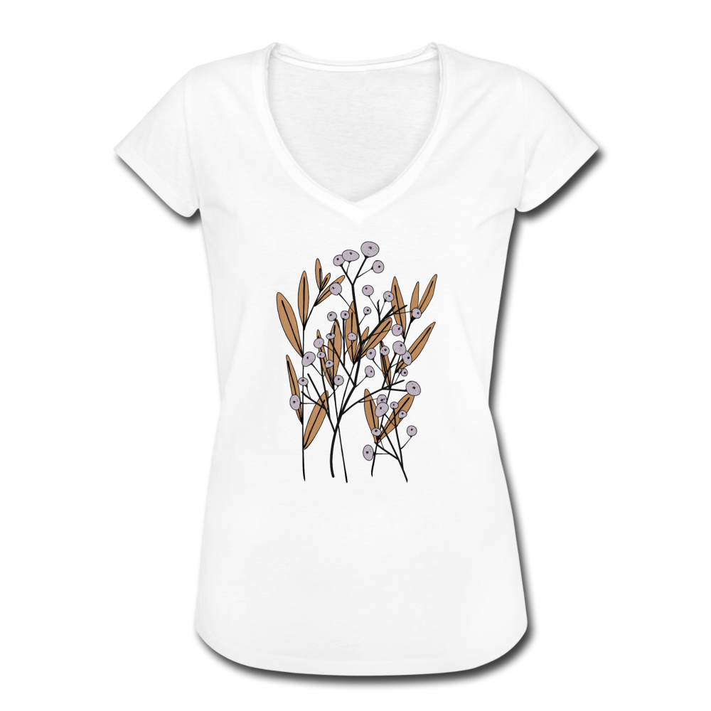 Frauen Vintage T-Shirt "Hygge Herbstgras" - Hinter dem Mond