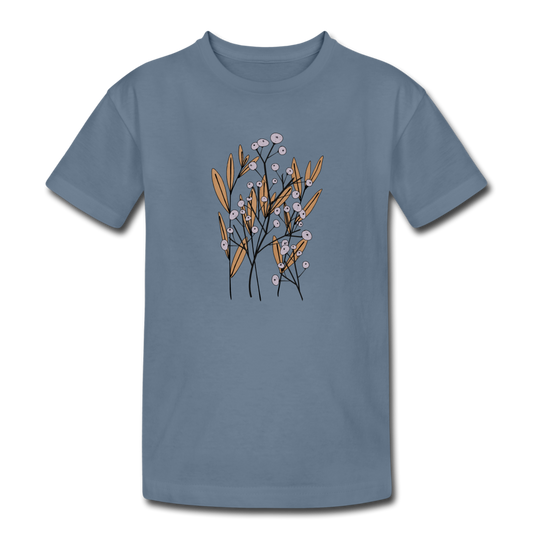 Kinder Heavy Cotton T-Shirt - "Hygge Herbstgras" - Hinter dem Mond