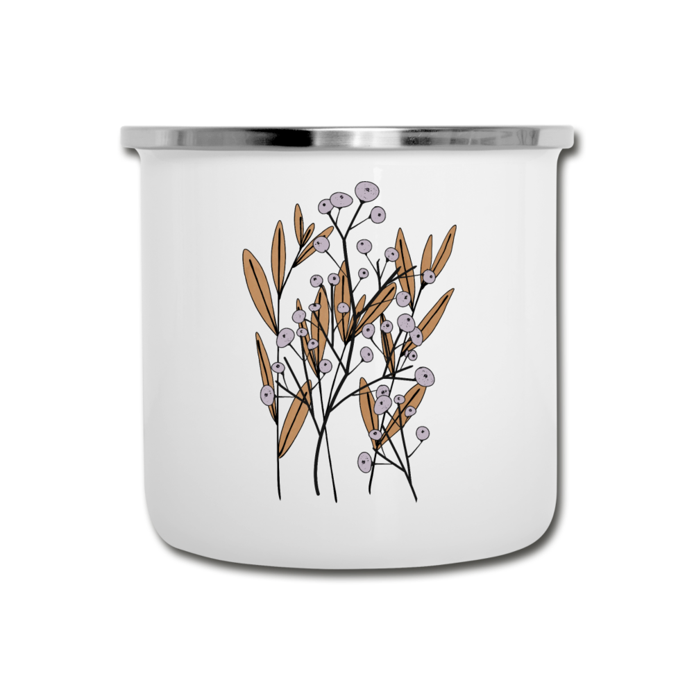 Emaille-Tasse "Hygge Herbstgras" - Hinter dem Mond