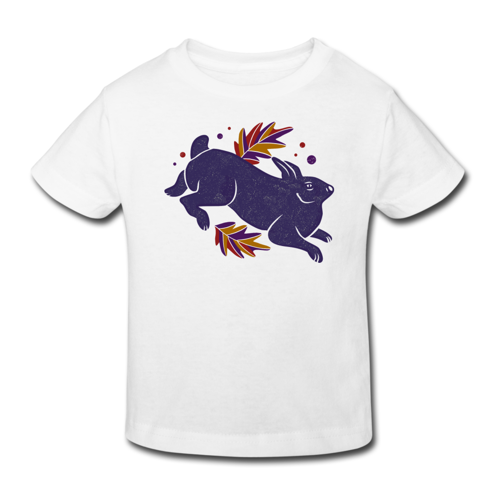 Kinder Bio-T-Shirt "Hase im Laub" - Hinter dem Mond