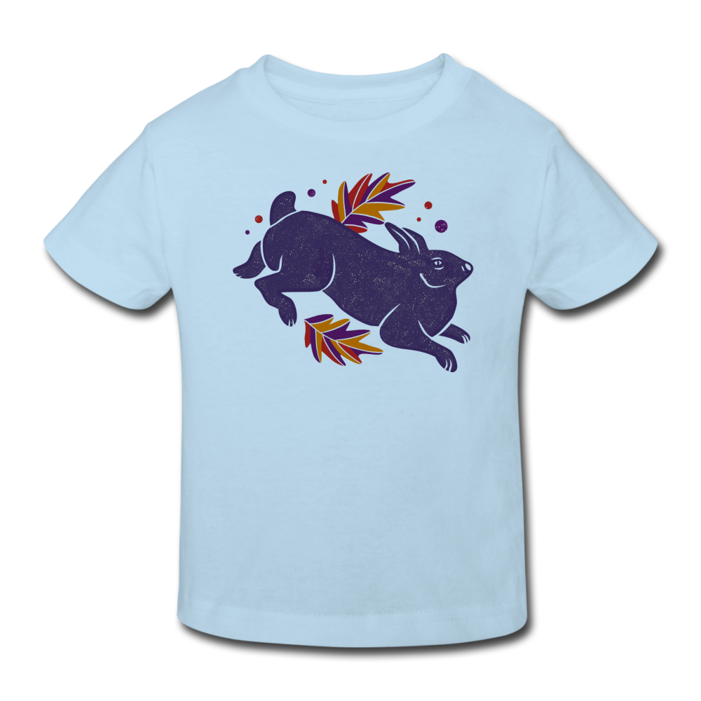 Kinder Bio-T-Shirt "Hase im Laub" - Hinter dem Mond