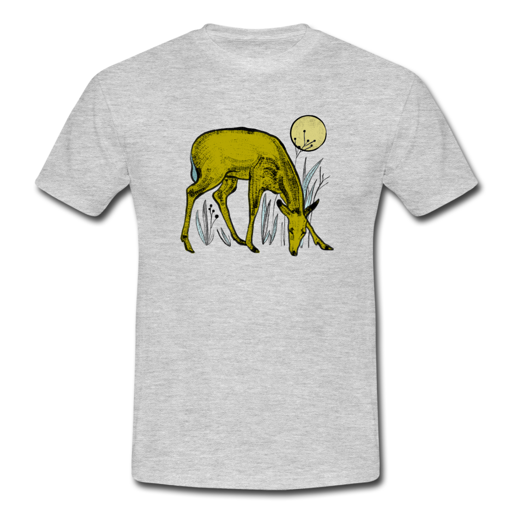 Männer T-Shirt "Reh in Olive" - Hinter dem Mond