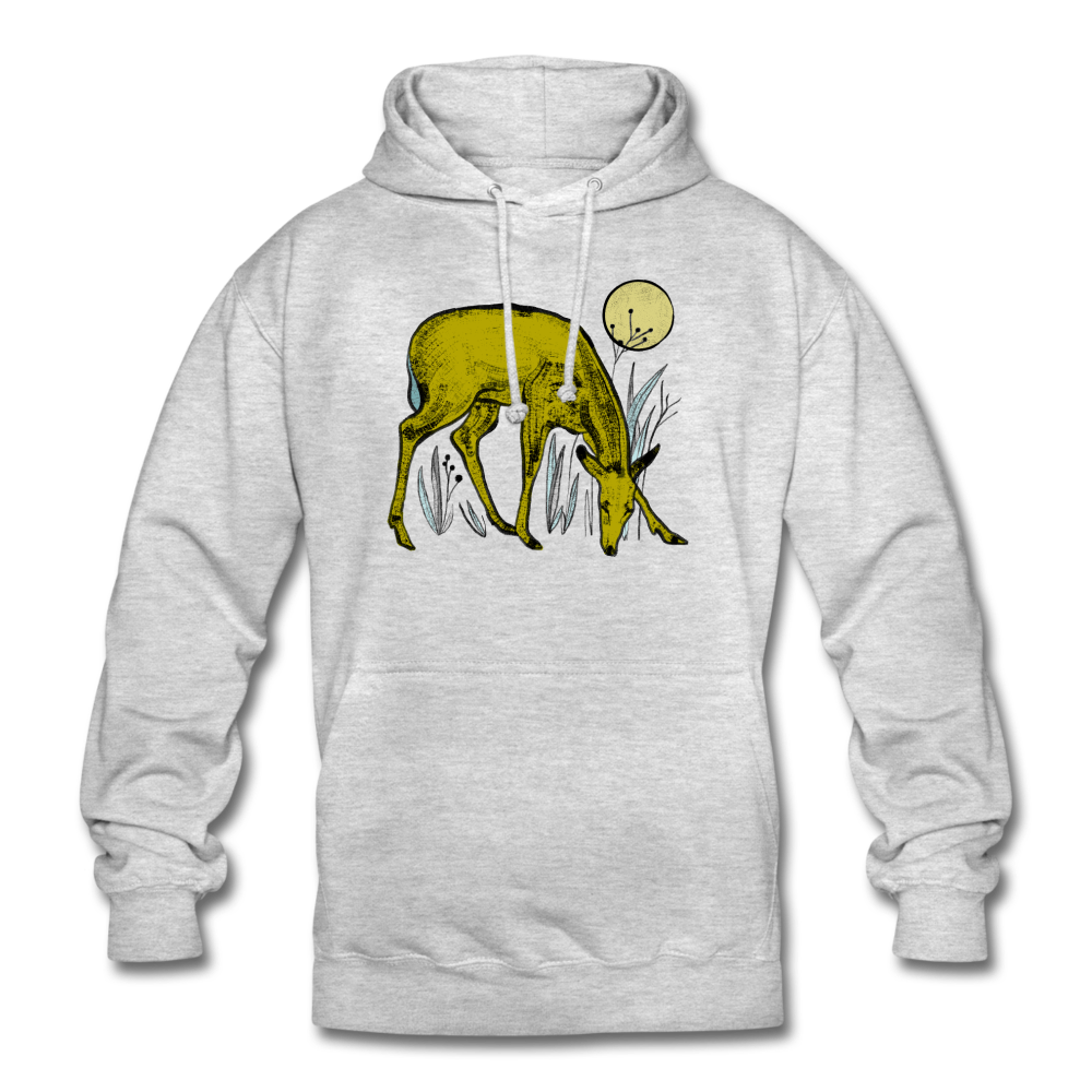 Unisex Hoodie "Reh in Olive" - Hinter dem Mond