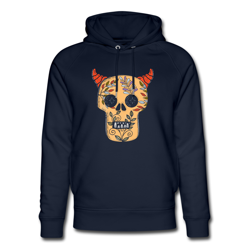 Unisex Bio-Hoodie von Stanley & Stella - "Teufelsschädel" - Hinter dem Mond