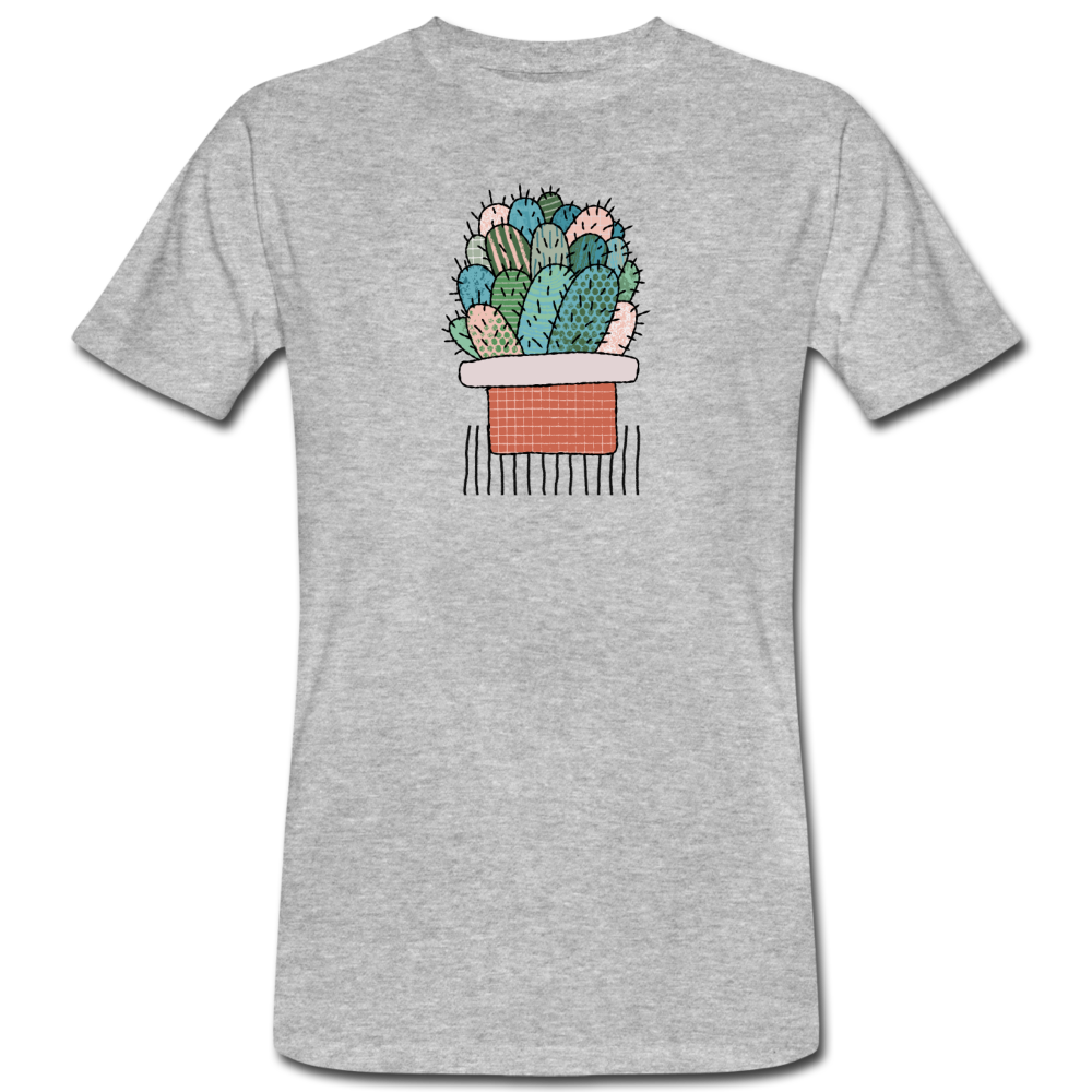 Männer Bio-T-Shirt - Kaktus in Terracotta - Hinter dem Mond
