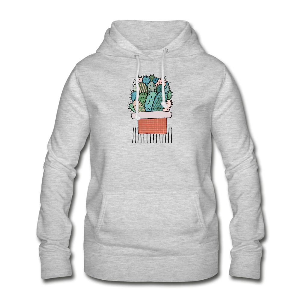 Frauen Hoodie "Kaktus in Terracotta" - Hinter dem Mond