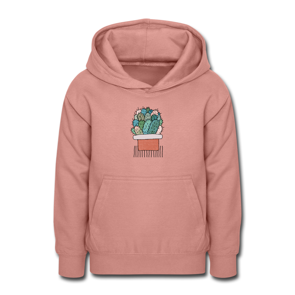Teenager Hoodie "Kaktus in Terracotta" - Hinter dem Mond