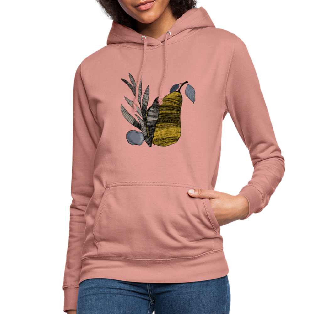 Frauen Hoodie "Birne nostalgisch" - Hinter dem Mond
