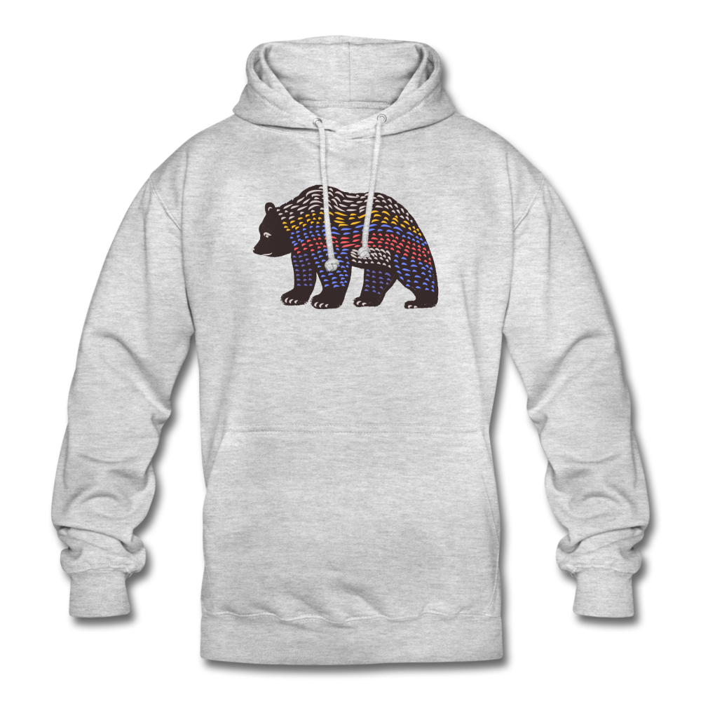 Unisex Hoodie "Bunter Grizzly" - Hinter dem Mond