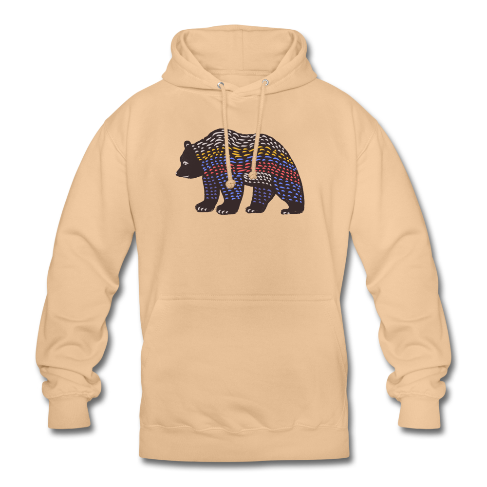 Unisex Hoodie "Bunter Grizzly" - Hinter dem Mond