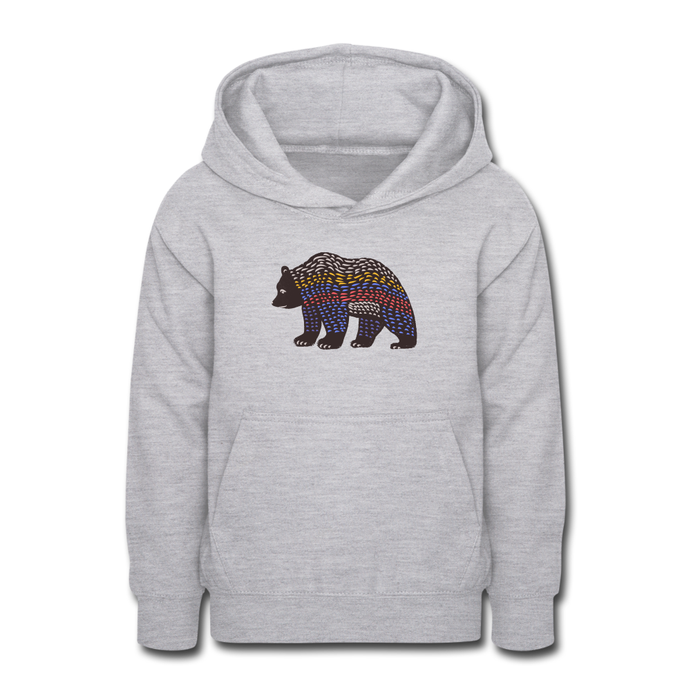 Teenager Hoodie "Bunter Grizzly" - Hinter dem Mond