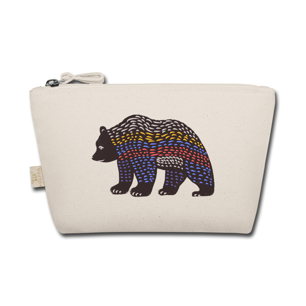 Täschchen "Bunter Grizzly" - Hinter dem Mond