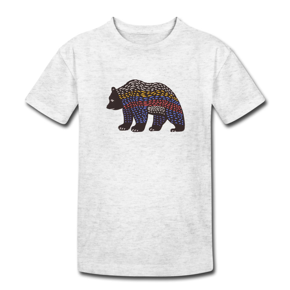 Kinder Heavy Cotton T-Shirt - Bunter Grizzly - Hinter dem Mond