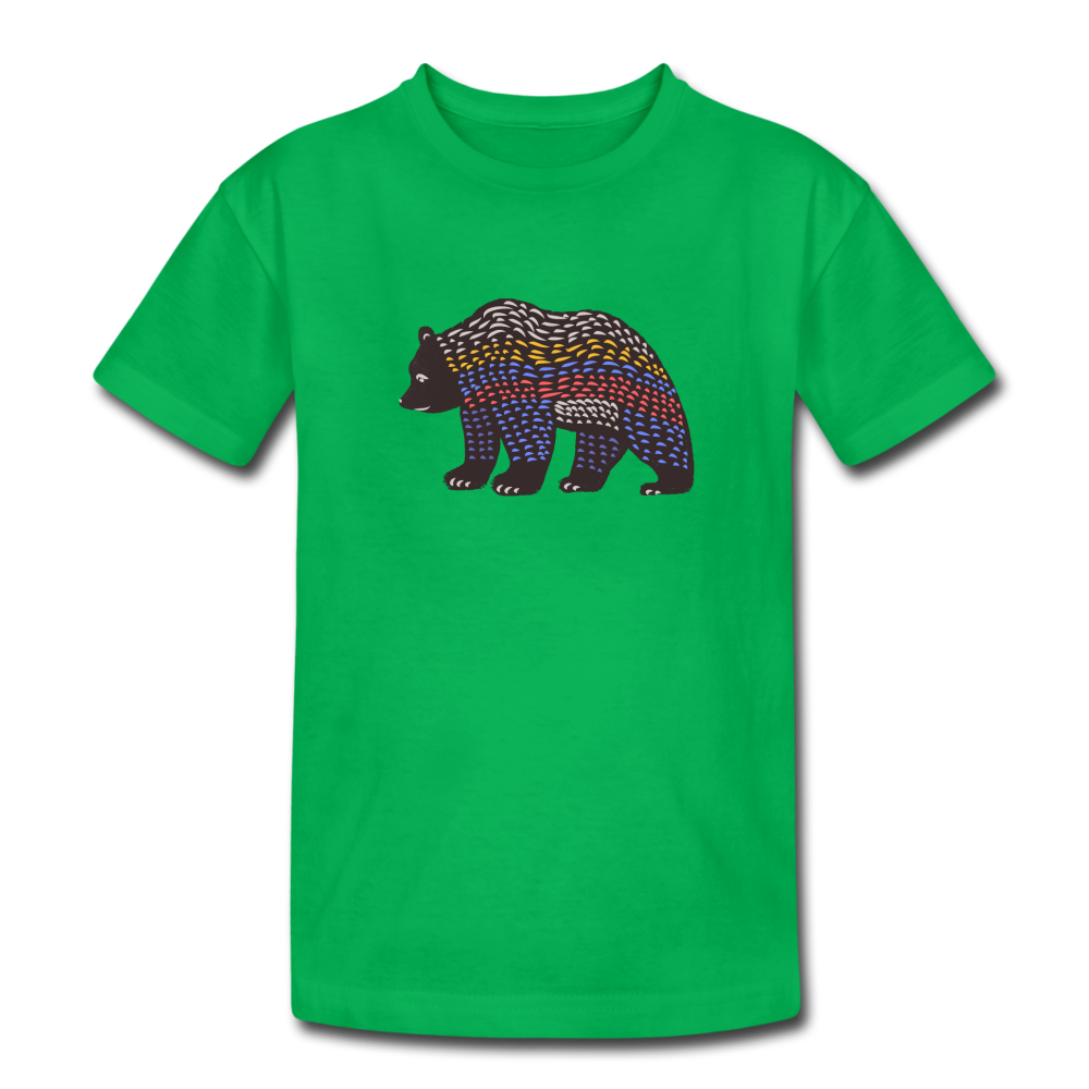 Kinder Heavy Cotton T-Shirt - Bunter Grizzly - Hinter dem Mond
