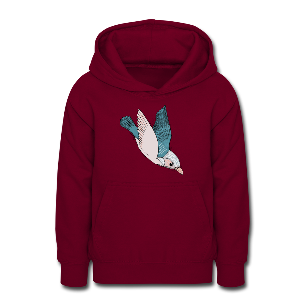 Teenager Hoodie - "Vogel im Sturzflug" - Hinter dem Mond