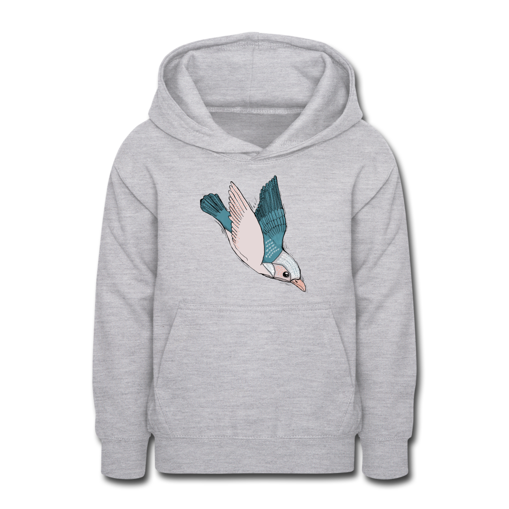 Teenager Hoodie - "Vogel im Sturzflug" - Hinter dem Mond
