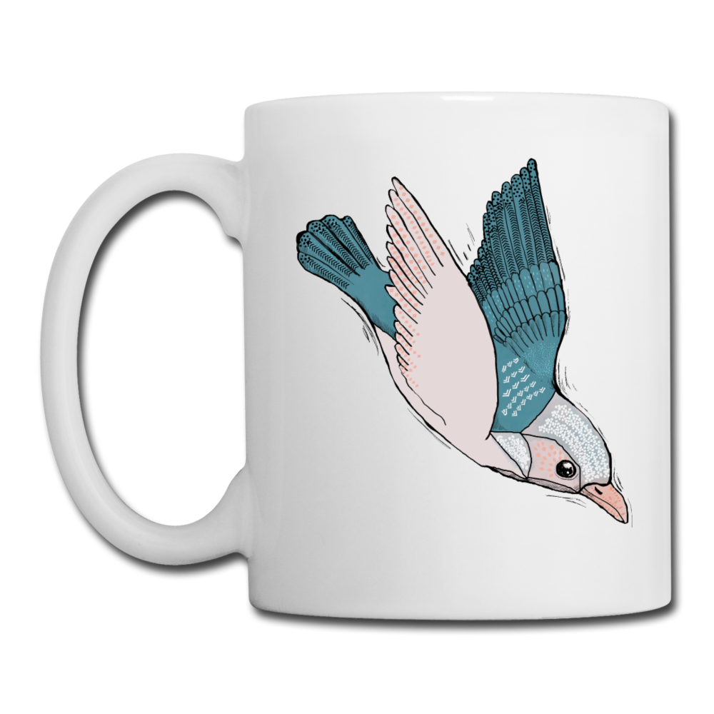 Tasse "Vogel im Sturzflug" - Hinter dem Mond