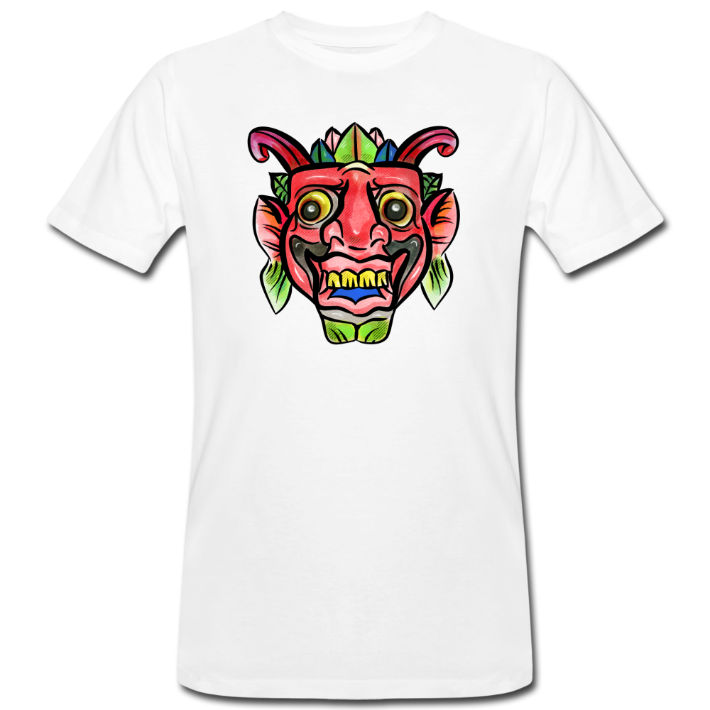 Männer Bio-T-Shirt "Bunte Maske" - Hinter dem Mond