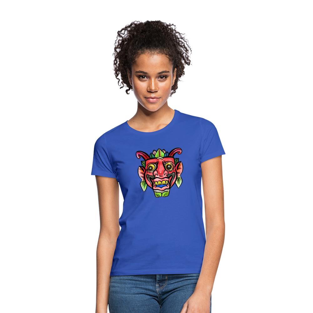 Frauen T-Shirt "Bunte Maske" - Hinter dem Mond