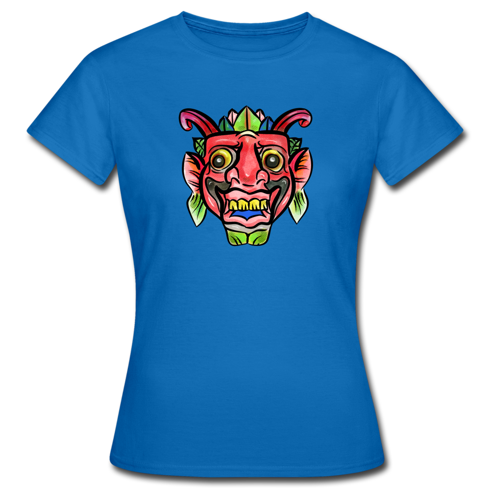 Frauen T-Shirt "Bunte Maske" - Hinter dem Mond
