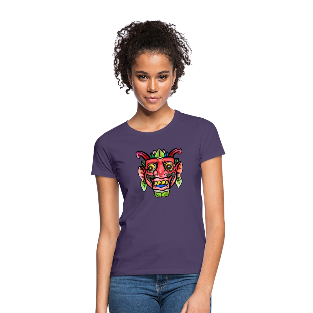 Frauen T-Shirt "Bunte Maske" - Hinter dem Mond