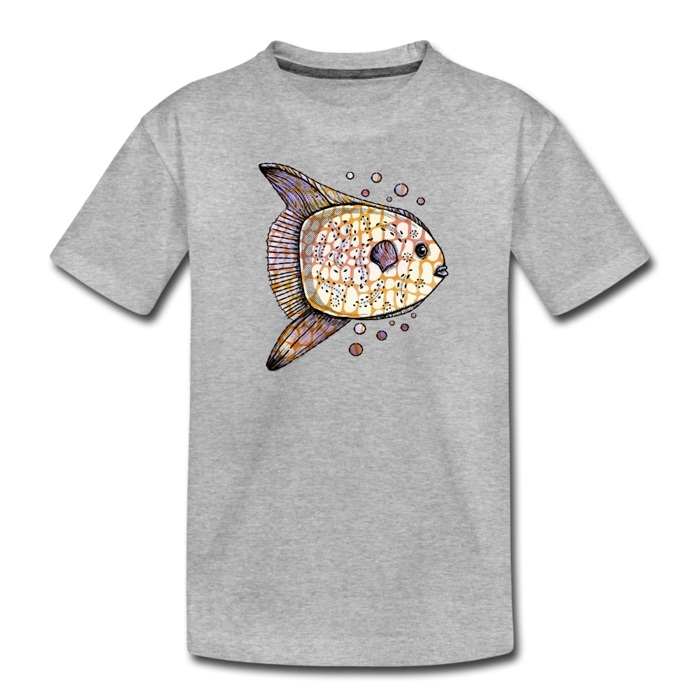 Teenager Premium T-Shirt - "Fantastischer Mondfisch" - Hinter dem Mond