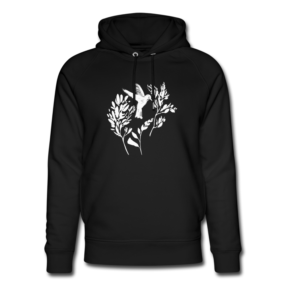 Unisex Bio-Hoodie von Stanley & Stella - "Vogel Floral" - Hinter dem Mond