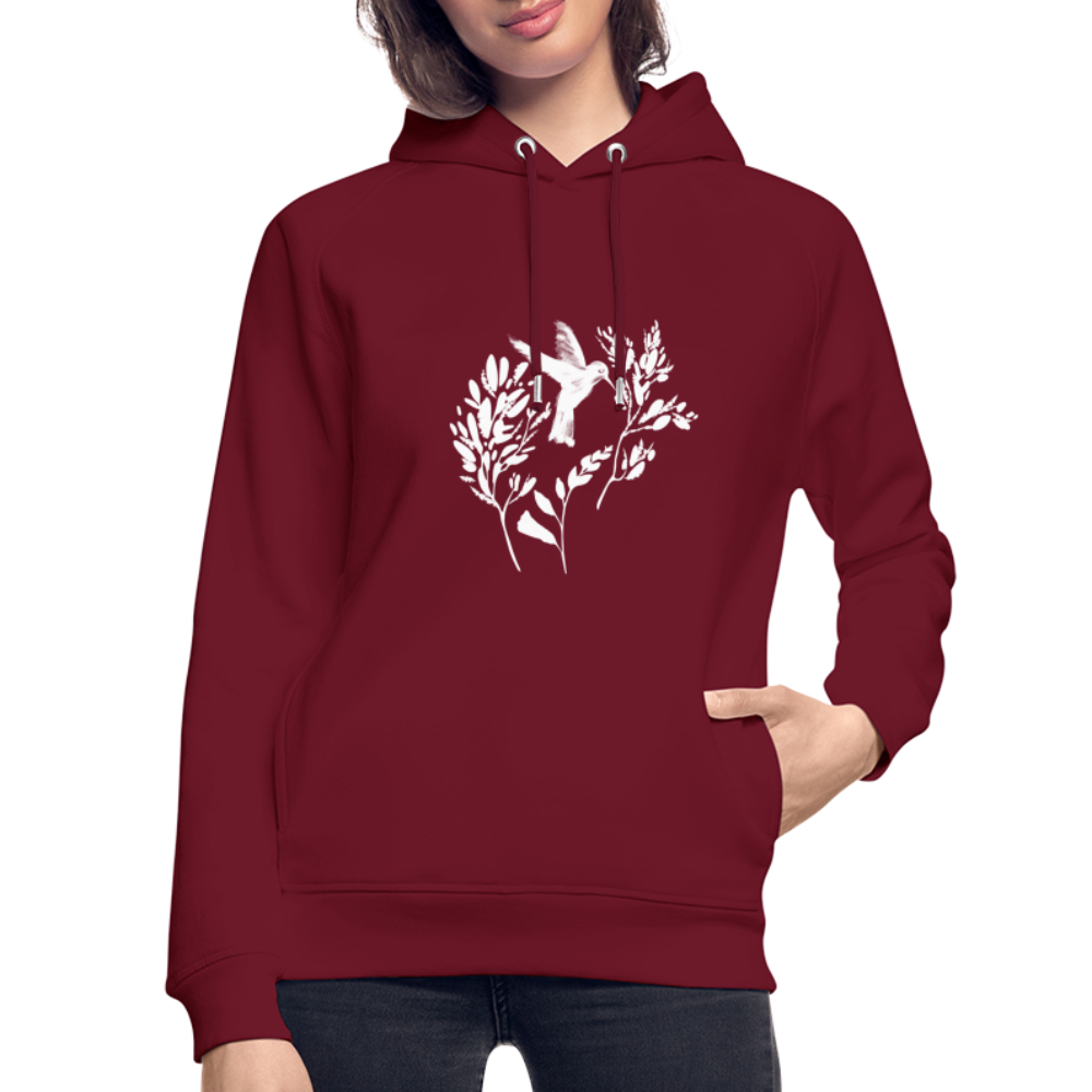 Unisex Bio-Hoodie von Stanley & Stella - "Vogel Floral" - Hinter dem Mond