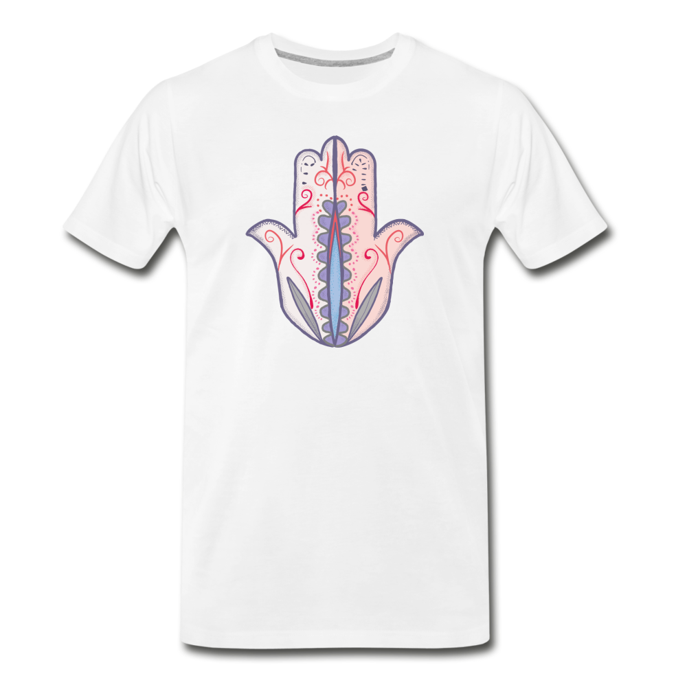 Männer Premium Bio T-Shirt - "Hand der Fatima" - Hinter dem Mond