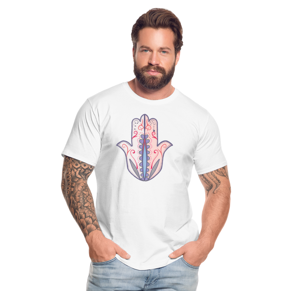 Männer Premium Bio T-Shirt - "Hand der Fatima" - Hinter dem Mond