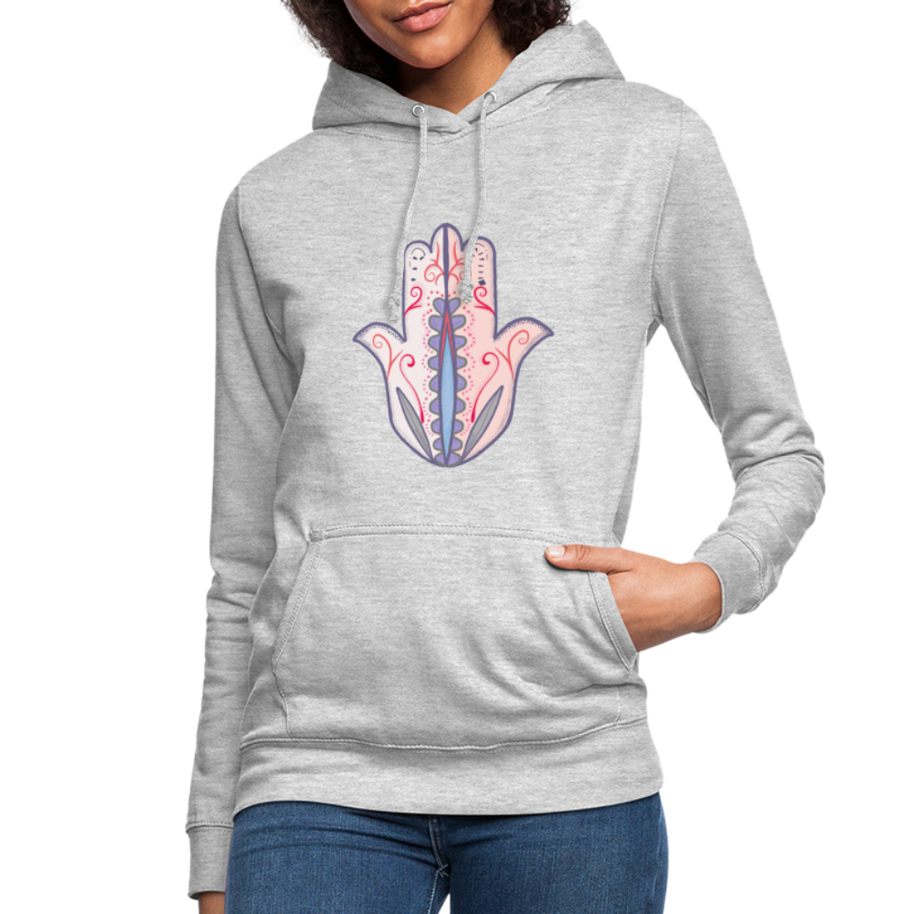 Frauen Hoodie - "Hand der Fatima" - Hinter dem Mond