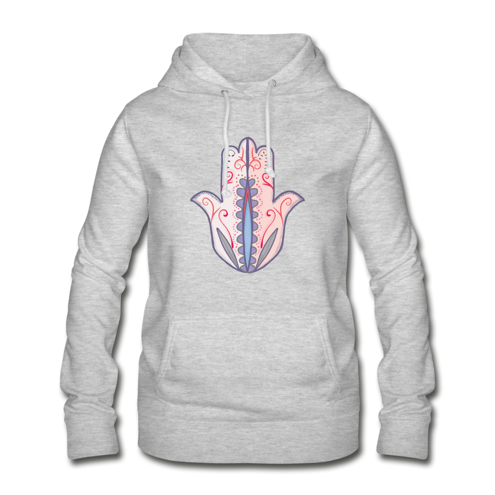Frauen Hoodie - "Hand der Fatima" - Hinter dem Mond