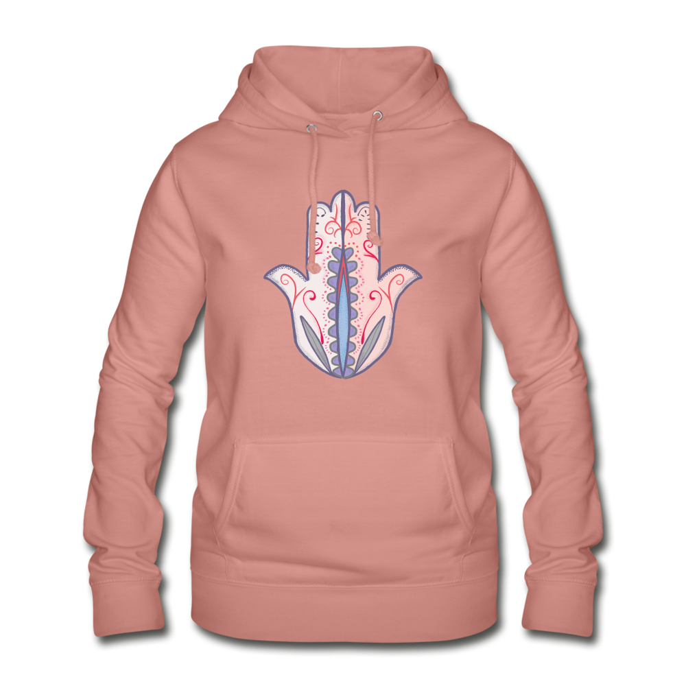 Frauen Hoodie - "Hand der Fatima" - Hinter dem Mond