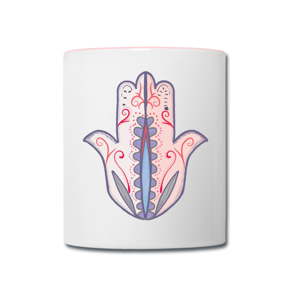 Tasse zweifarbig "Hand der Fatima" - Hinter dem Mond