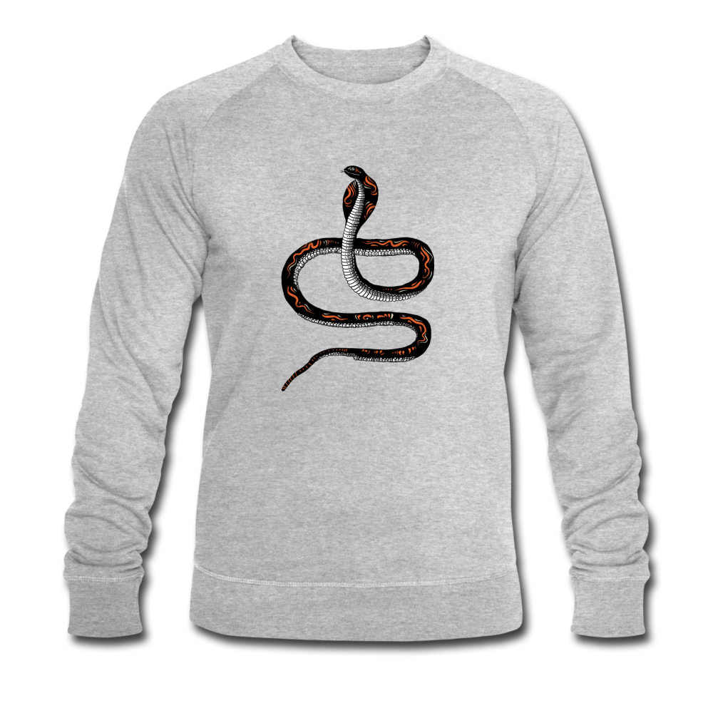 Männer Bio-Sweatshirt - "Schwarze Kobra" - Hinter dem Mond