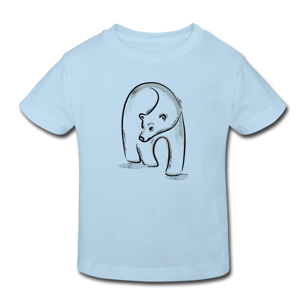 Kinder Bio-T-Shirt - "Eisbär in Tusche" - Hinter dem Mond