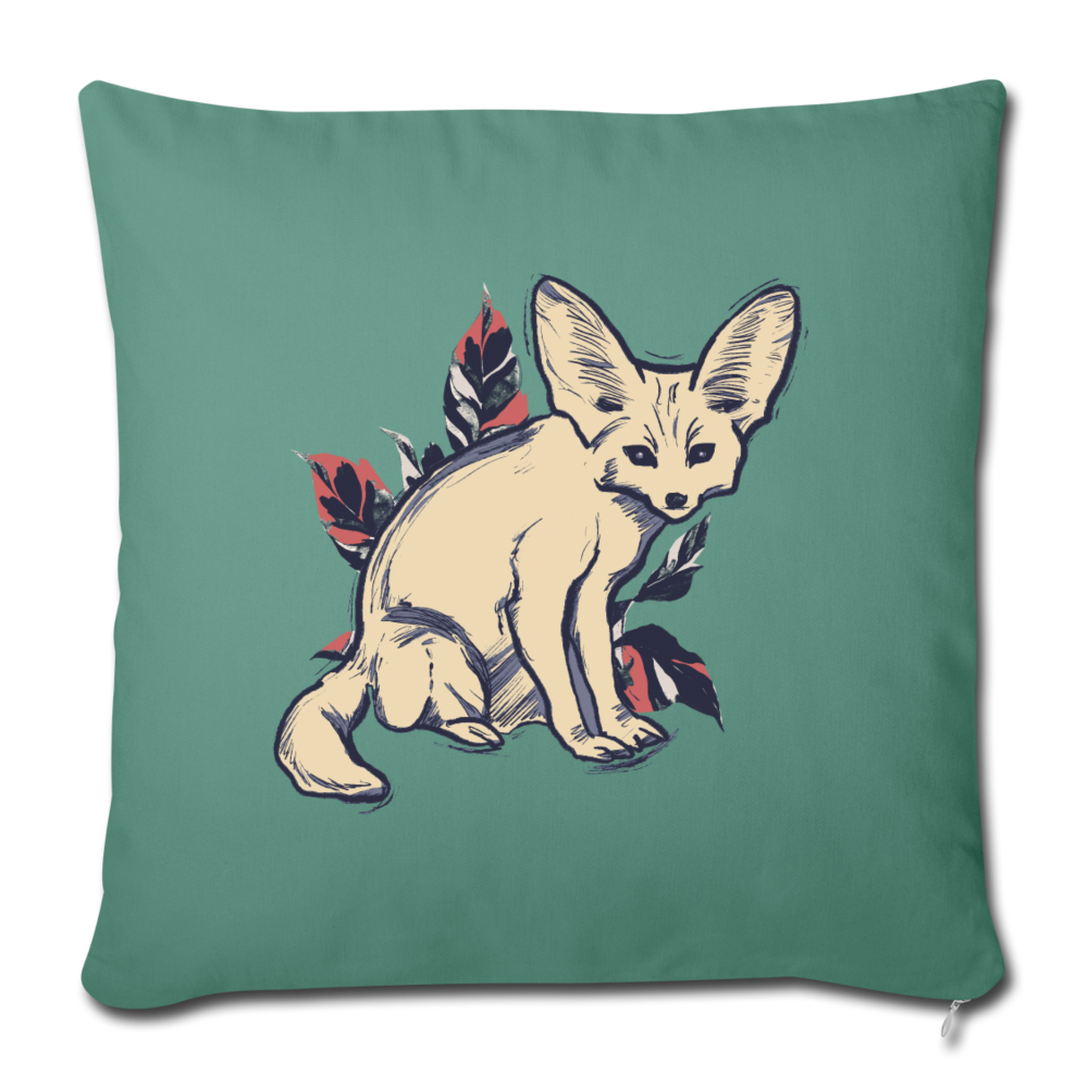 Sofakissenbezug 44 x 44 cm - "Vintage Wüstenfuchs" - Hinter dem Mond