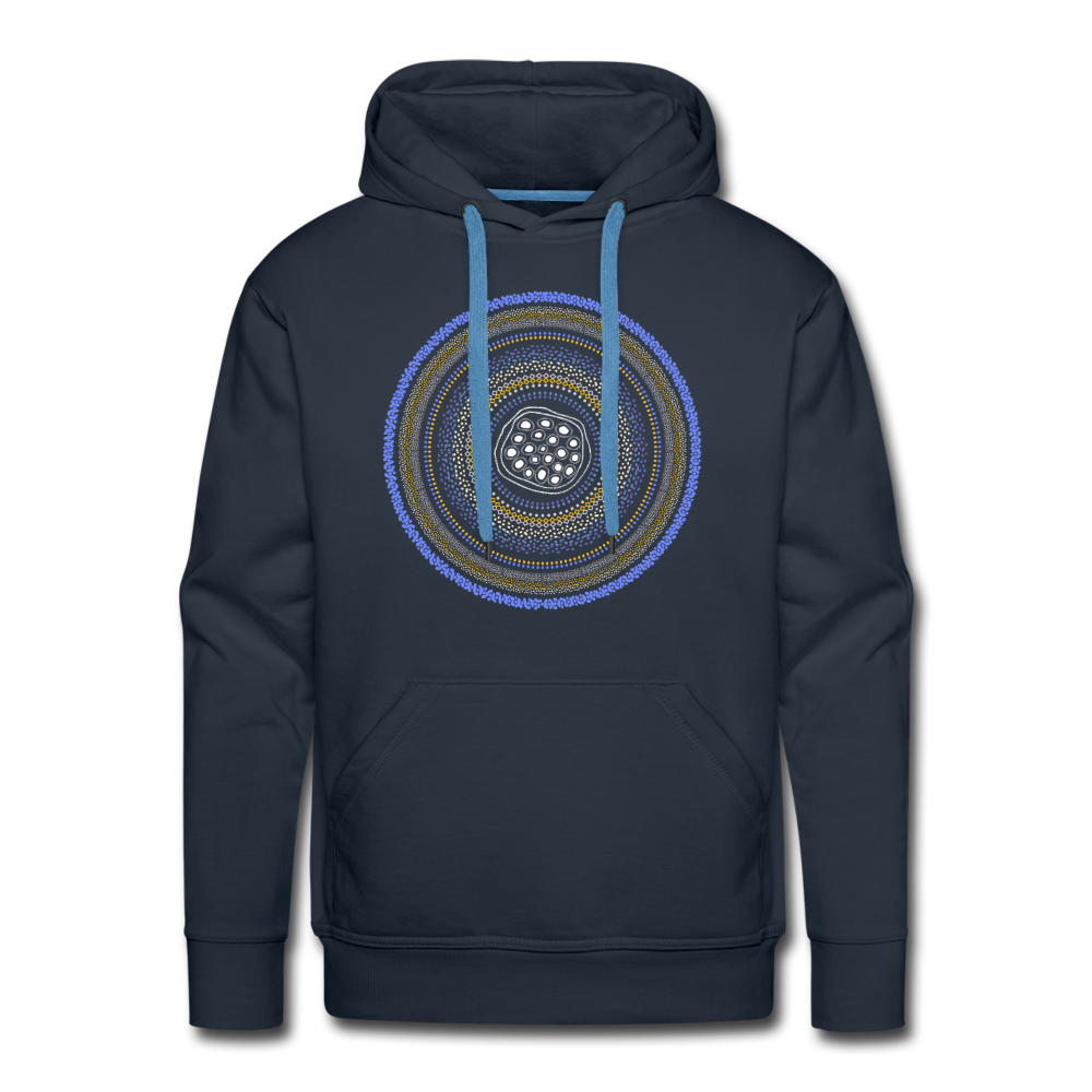 Men’s Premium Hoodie - "Sealife Mandala" - Hinter dem Mond