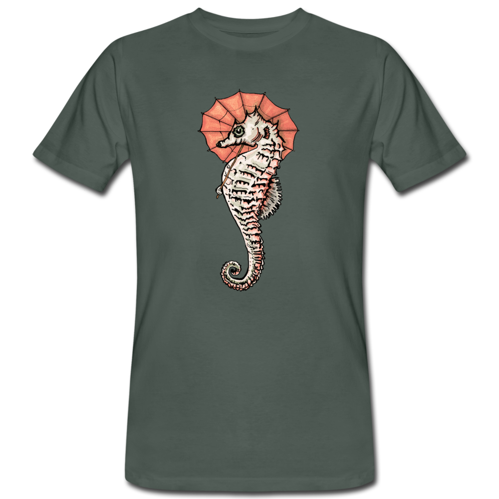 Männer Bio-T-Shirt - "Seepferdchen Mandarin" - Hinter dem Mond