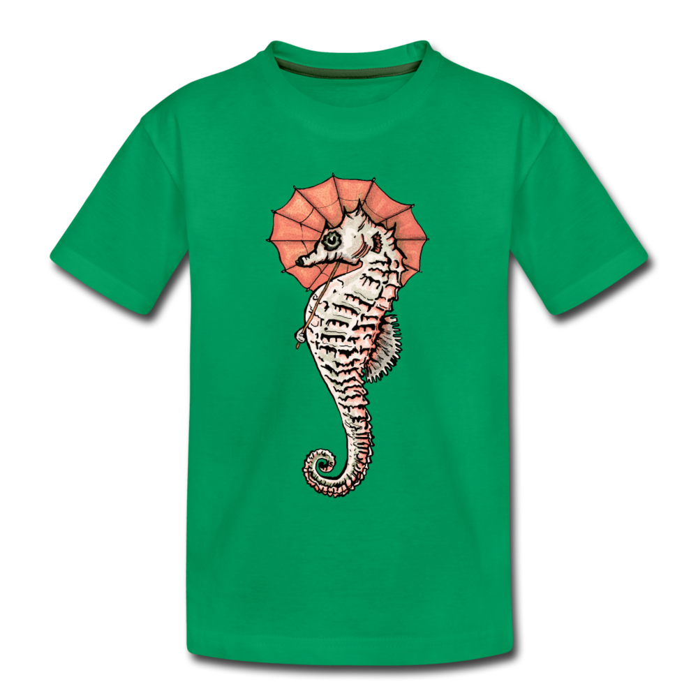 Teenager Premium T-Shirt - "Seepferdchen Mandarin" - Hinter dem Mond