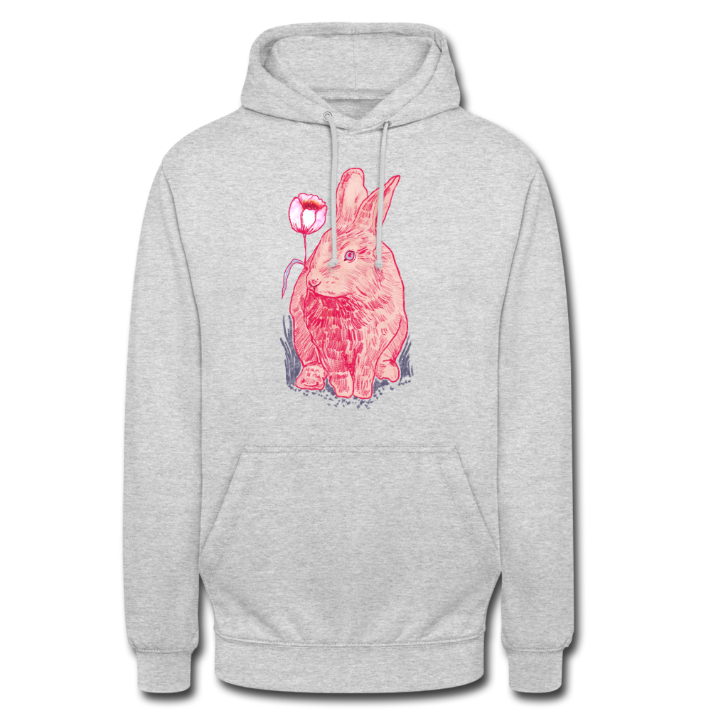 Unisex Hoodie - "Rosa Kaninchen" - Hinter dem Mond