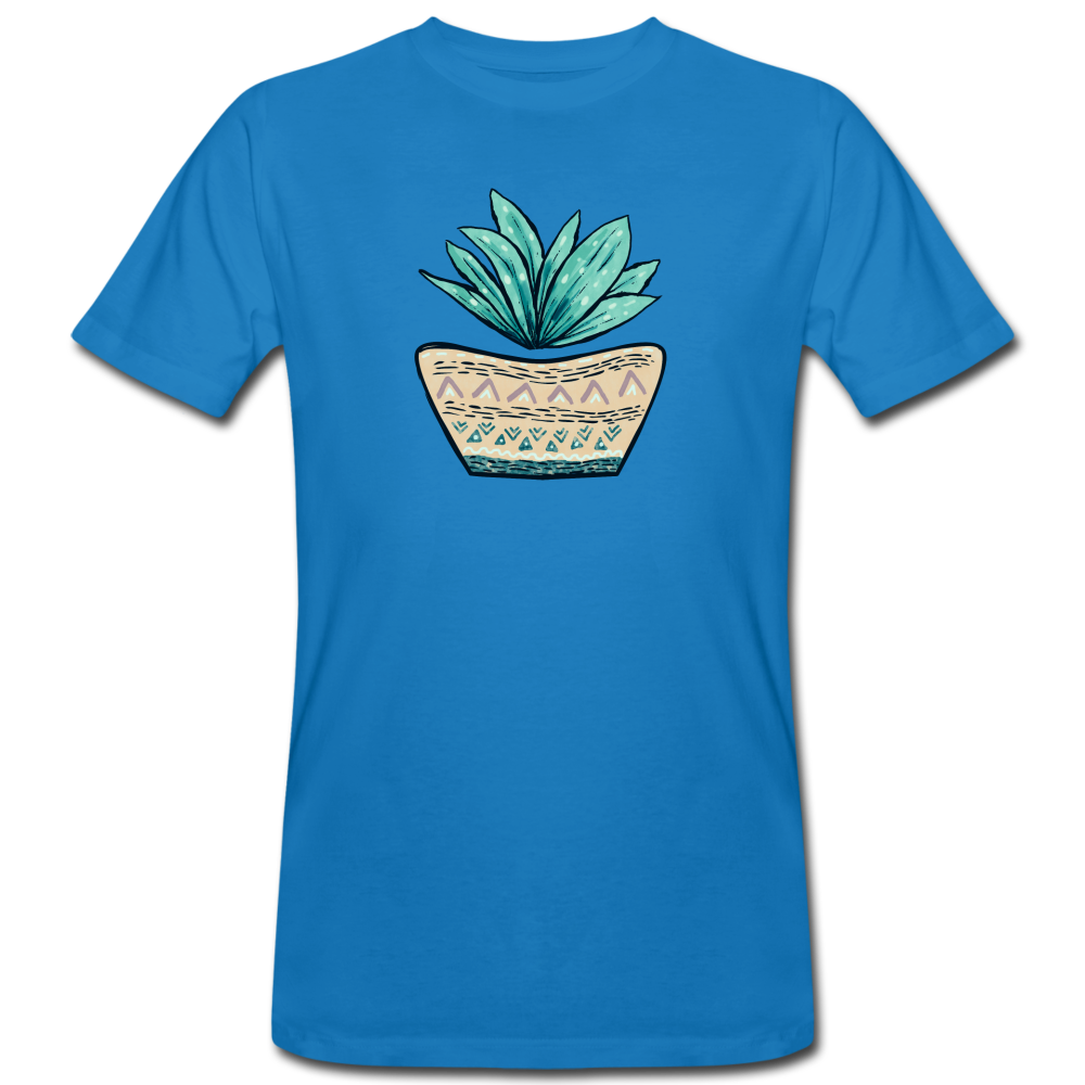 Männer Bio-T-Shirt - Aloe Vera - Hinter dem Mond