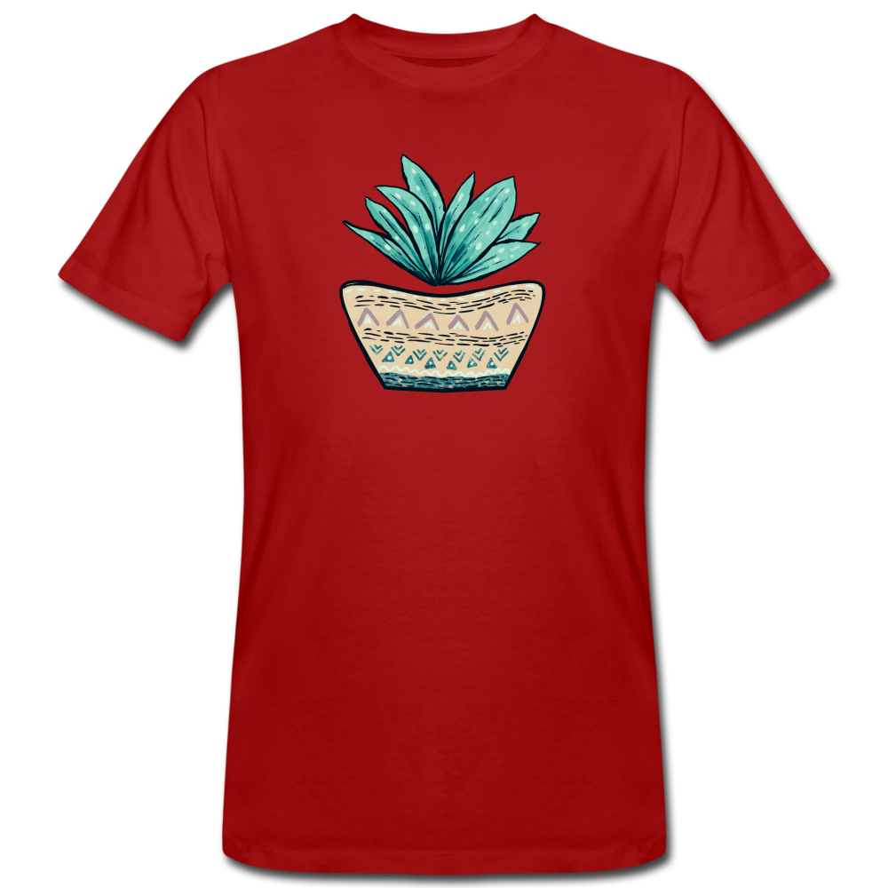 Männer Bio-T-Shirt - Aloe Vera - Hinter dem Mond