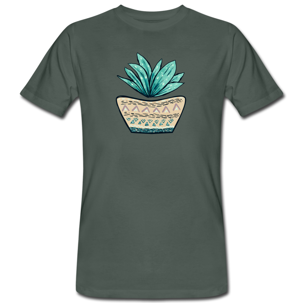 Männer Bio-T-Shirt - Aloe Vera - Hinter dem Mond